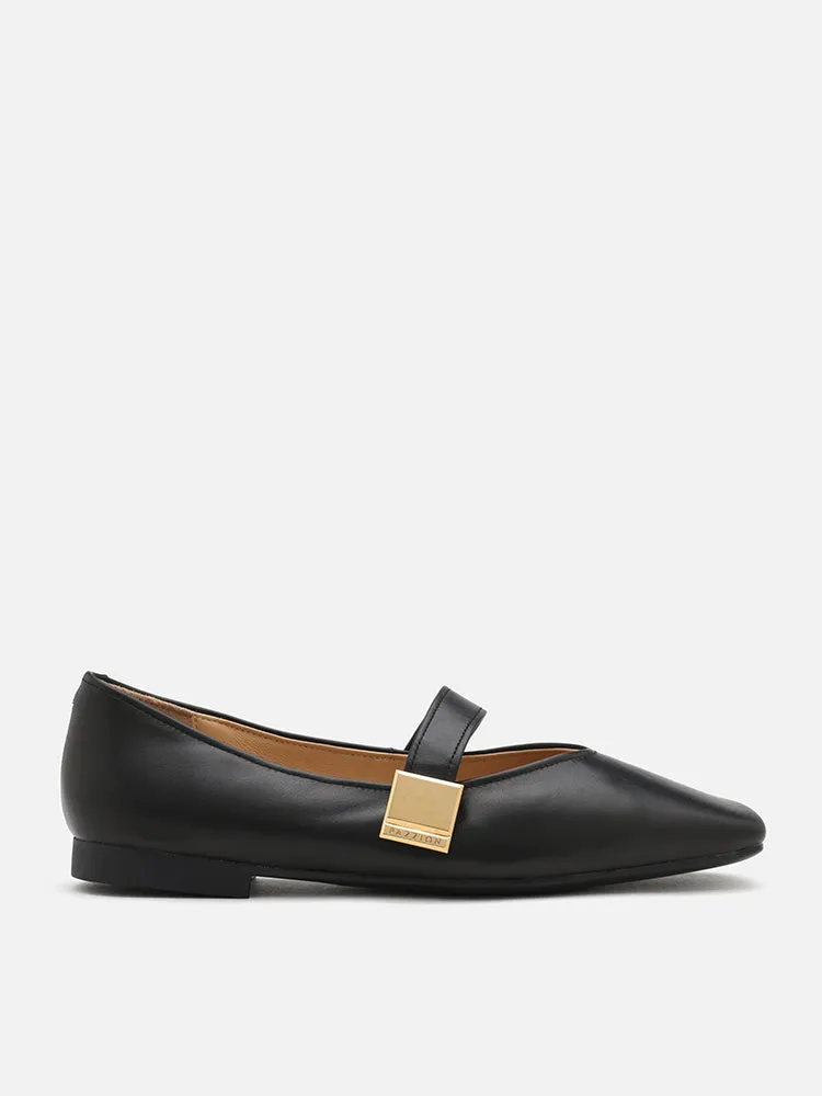 Aubrey Square Toe Mary Jane Flats