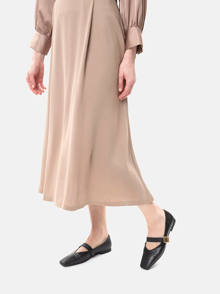 Aubrey Square Toe Mary Jane Flats