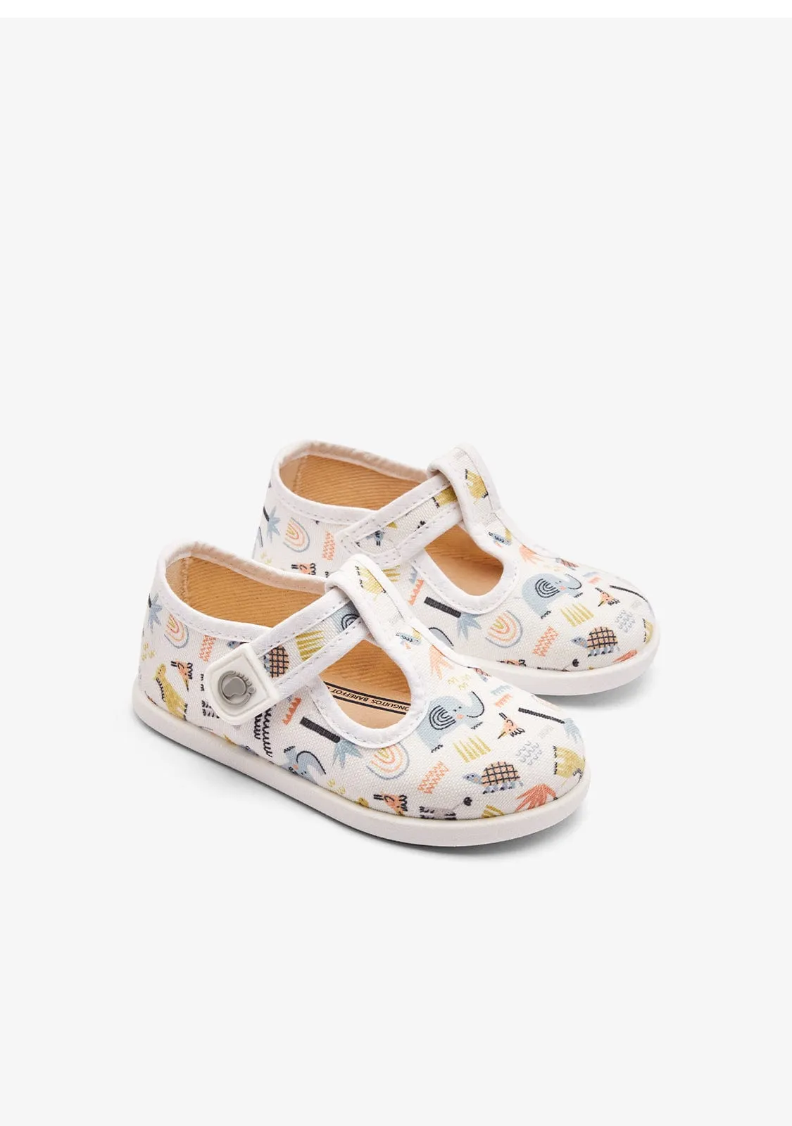 Baby´s Jungle Canvas Mary Janes