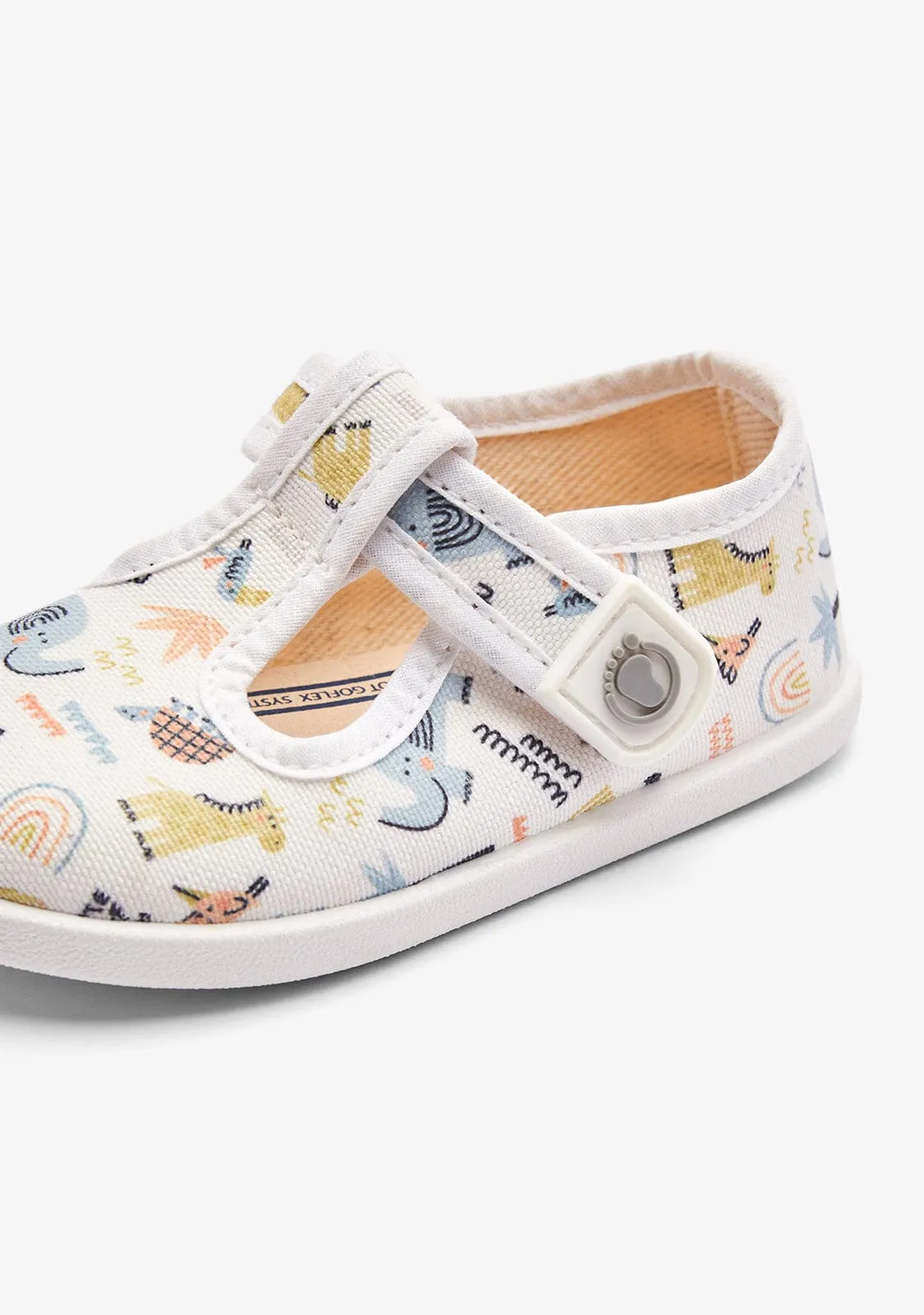 Baby´s Jungle Canvas Mary Janes