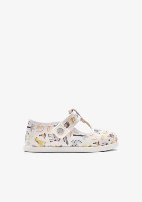 Baby´s Jungle Canvas Mary Janes