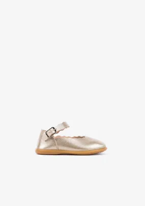 Baby's Platinum Waves Mary Janes