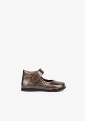 Baby's Titanium Mary Janes Patent Leather
