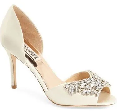Badgley Mischka Candance Crystal Embellished d'Orsay Pump