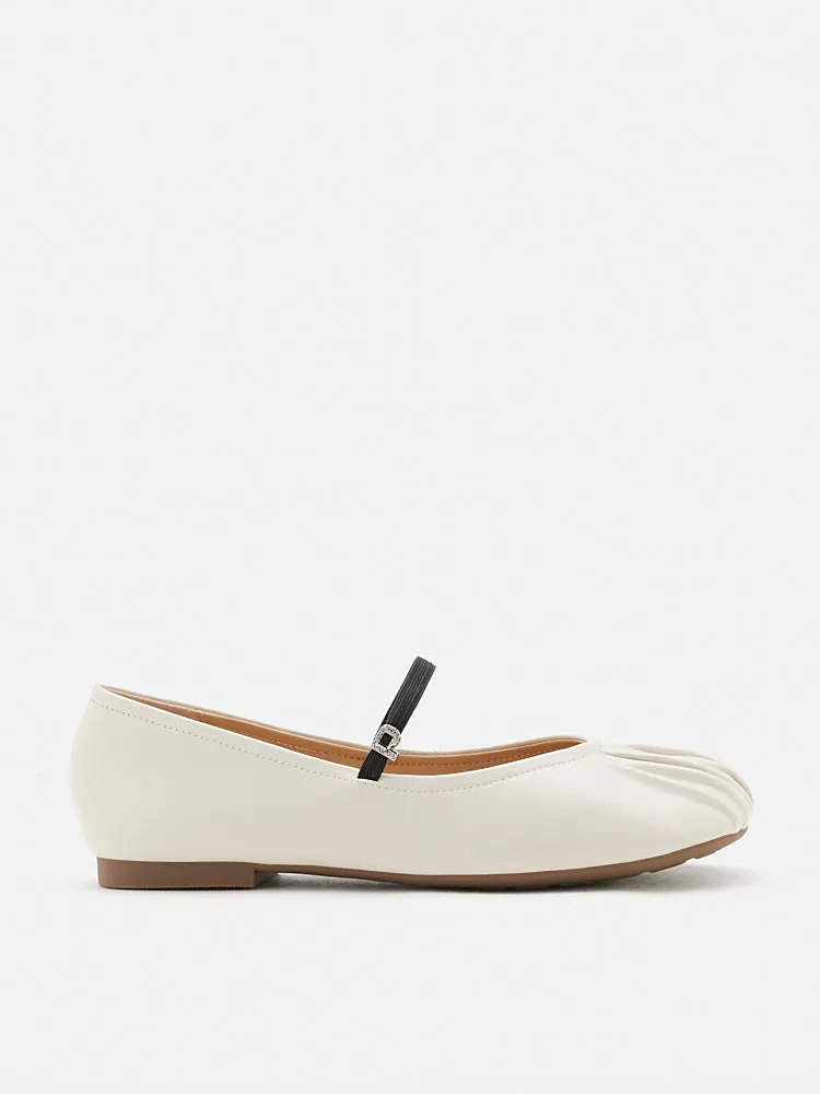 Belle Ruched Mary Janes