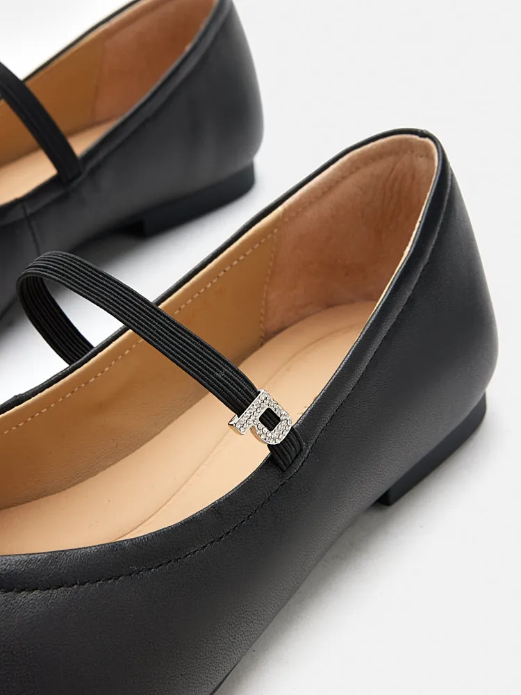 Belle Ruched Mary Janes
