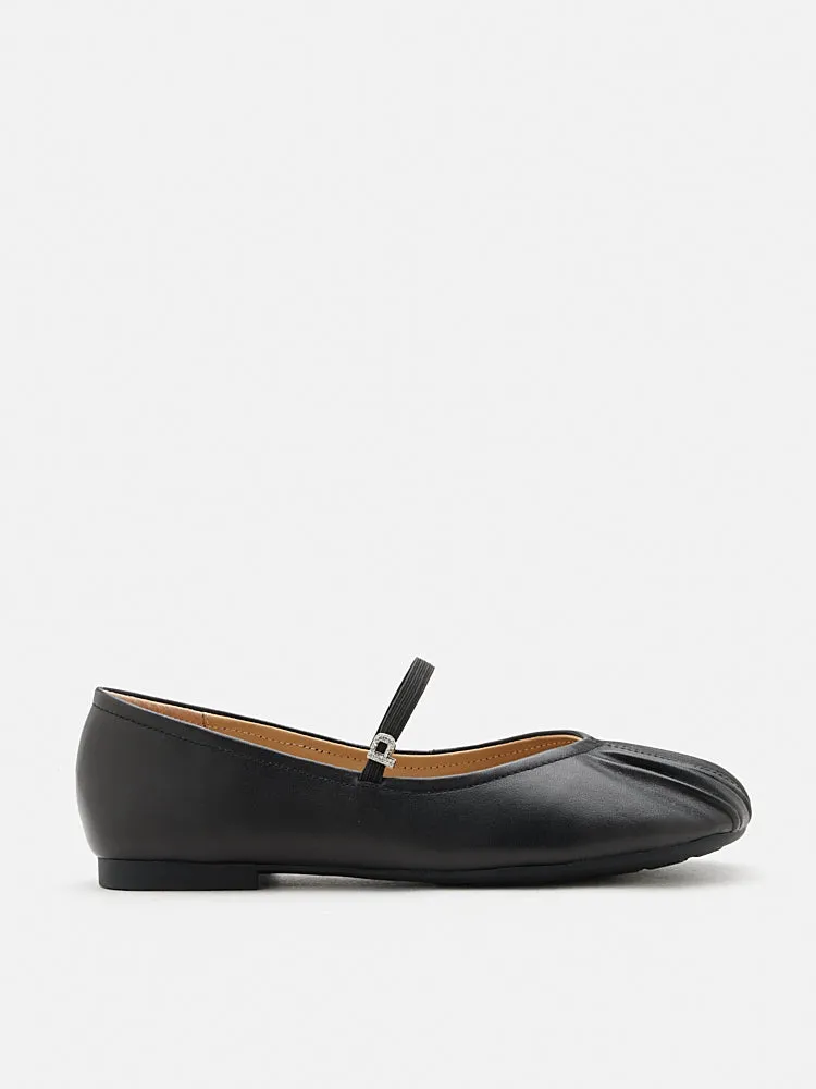 Belle Ruched Mary Janes