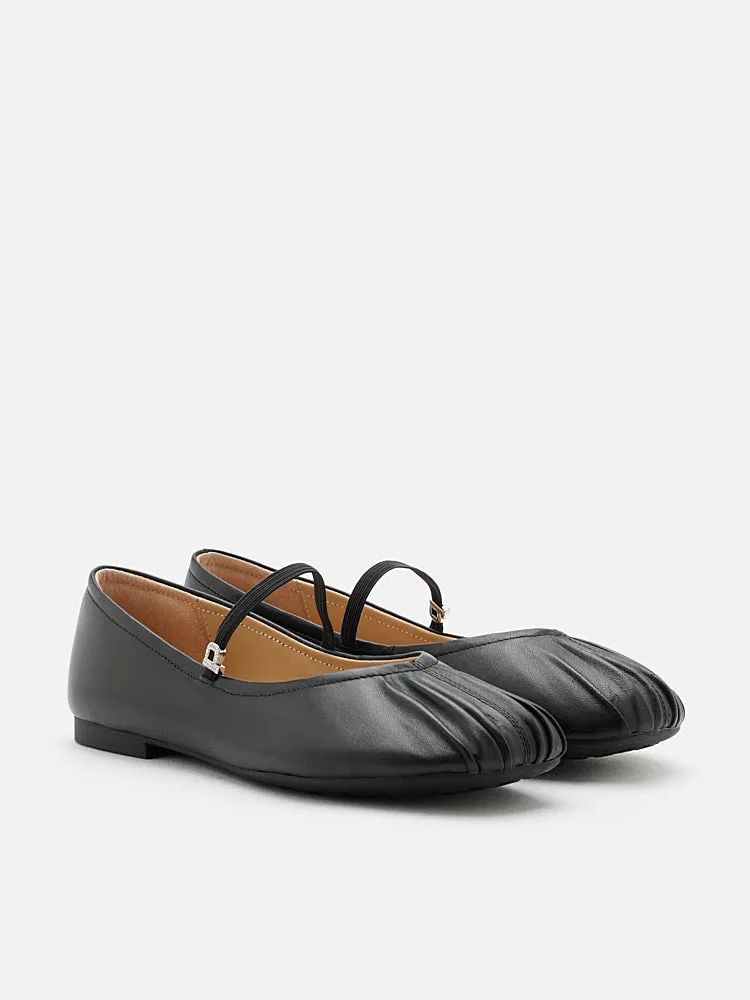 Belle Ruched Mary Janes