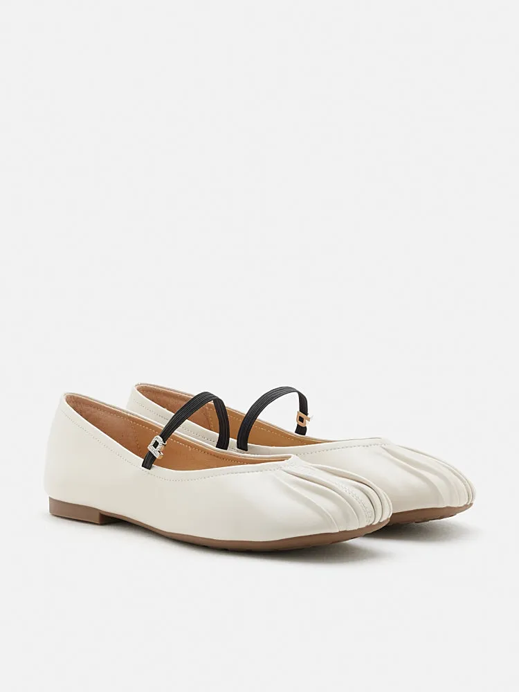 Belle Ruched Mary Janes
