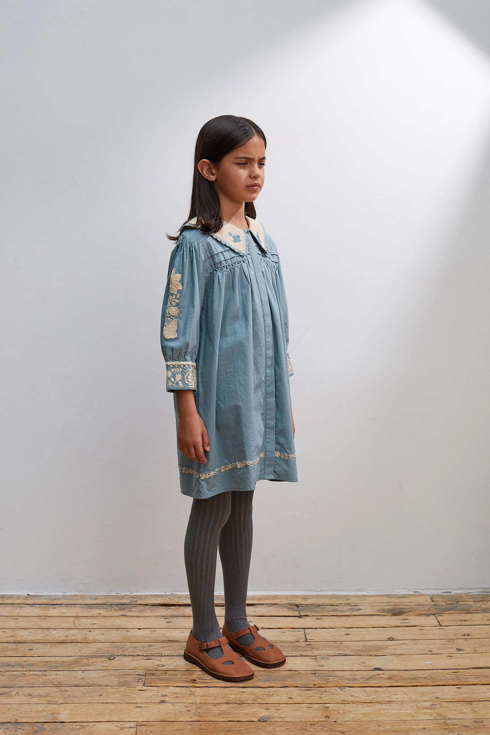 'Bette' Shirt Dress - Bluebell