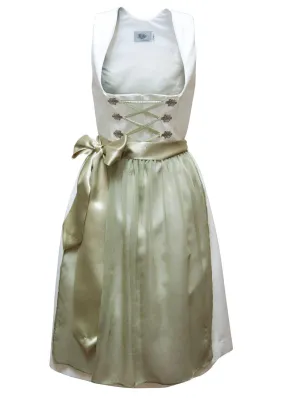Bridal Dirndl with Classic Square Neckline: MADE-TO-ORDER