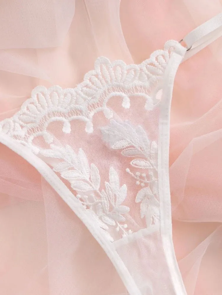 Bridal Lingerie Set Embroidered