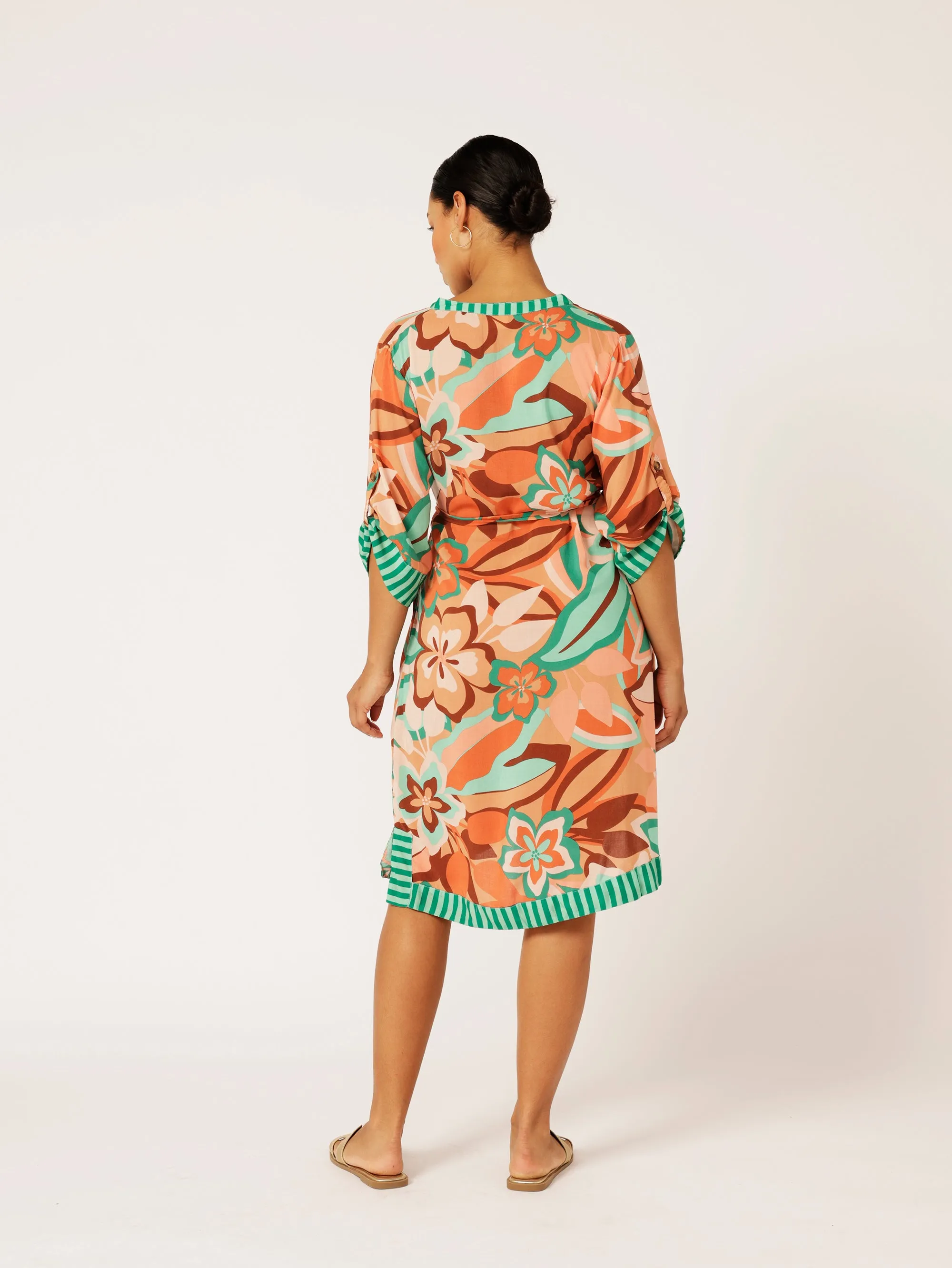 Caftan Dress | Island Coral