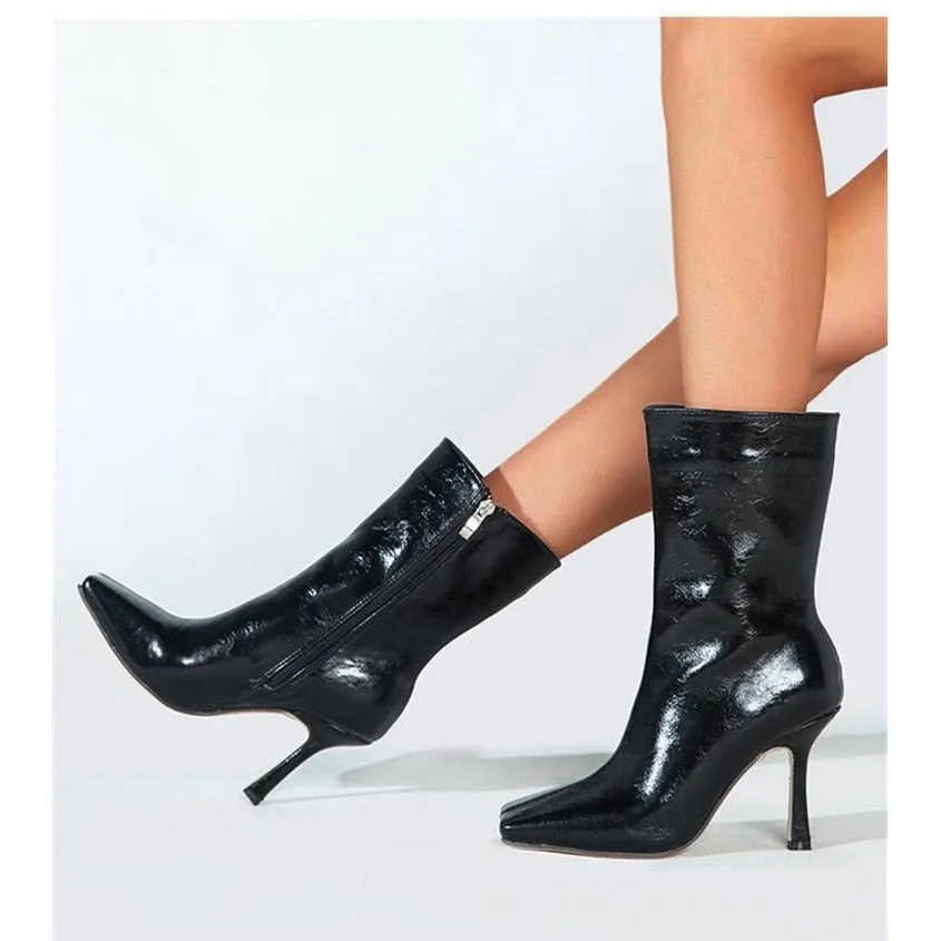 Classic Stiletto Heeled Boots