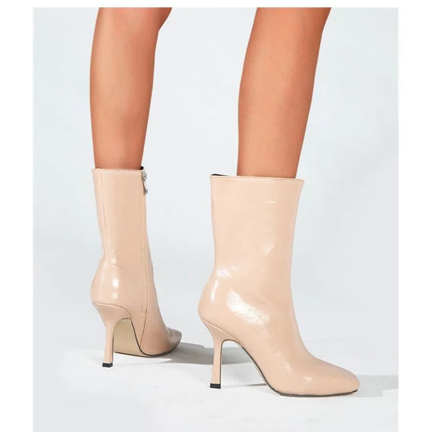Classic Stiletto Heeled Boots
