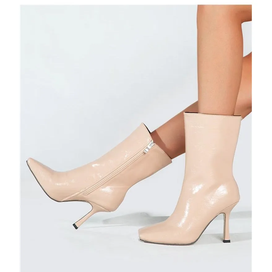 Classic Stiletto Heeled Boots