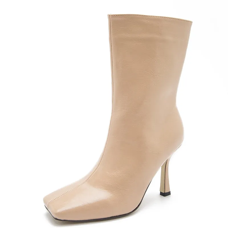Classic Stiletto Heeled Boots