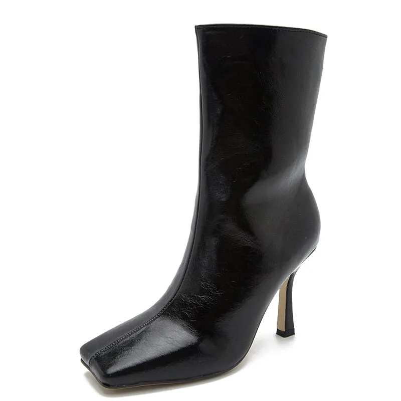 Classic Stiletto Heeled Boots