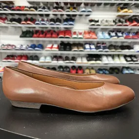 Cobbie Women's Chestnut Leather Premiere Flats Retroflex System Size 7 M