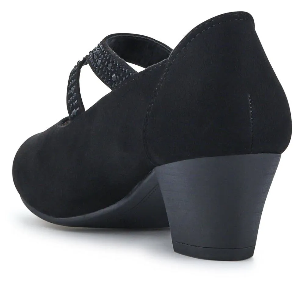 Cone-Heel Mary Janes - PLAN40030 / 326 845