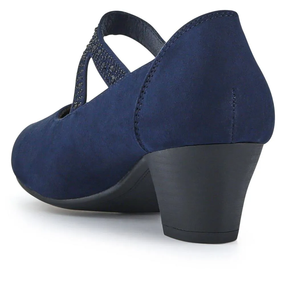 Cone-Heel Mary Janes - PLAN40030 / 326 845