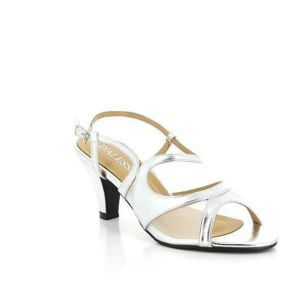 Dalessi Deva Silver Sandals