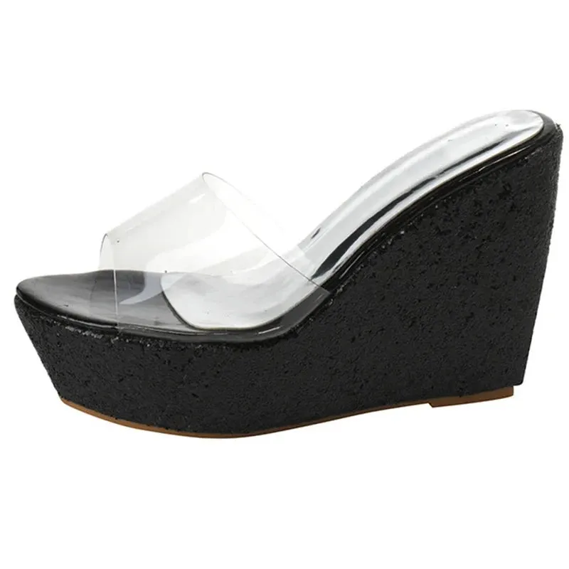 Dew-Kissed Wedges Sandals