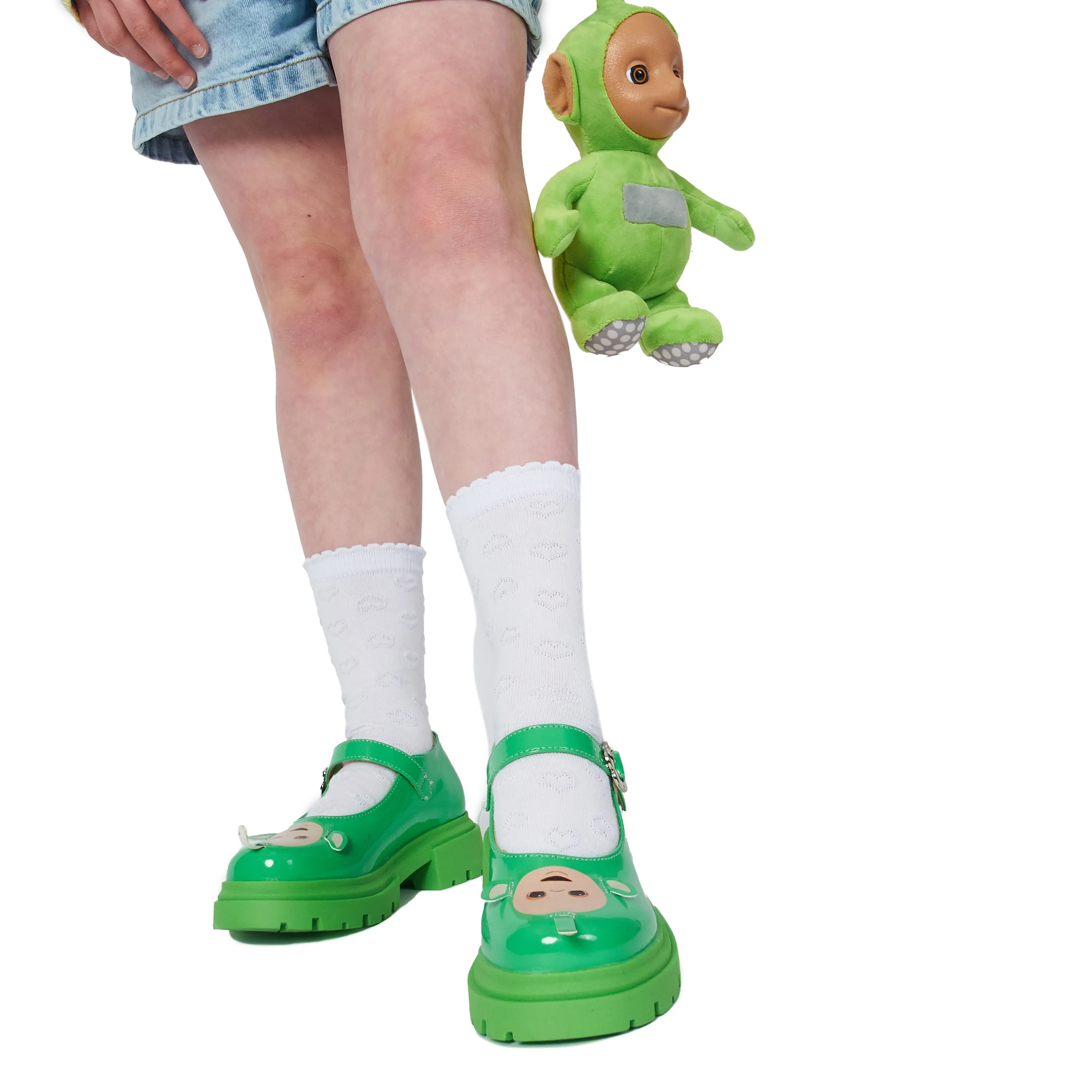 Dipsy Teletubbies Kidz Mary Janes - Green