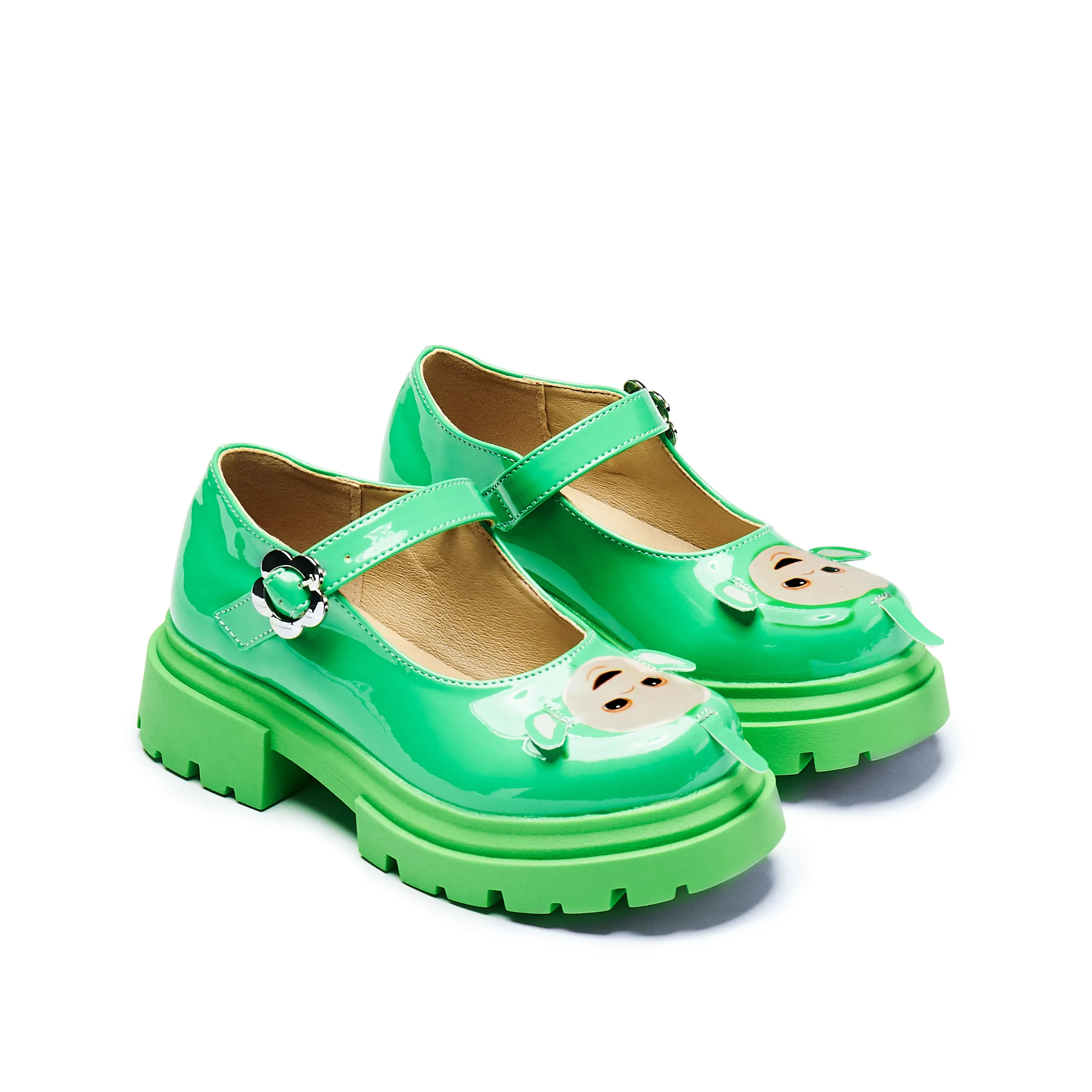 Dipsy Teletubbies Kidz Mary Janes - Green