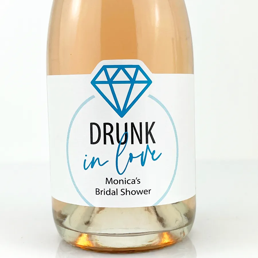 Drunk In Love Mini Champagne Labels