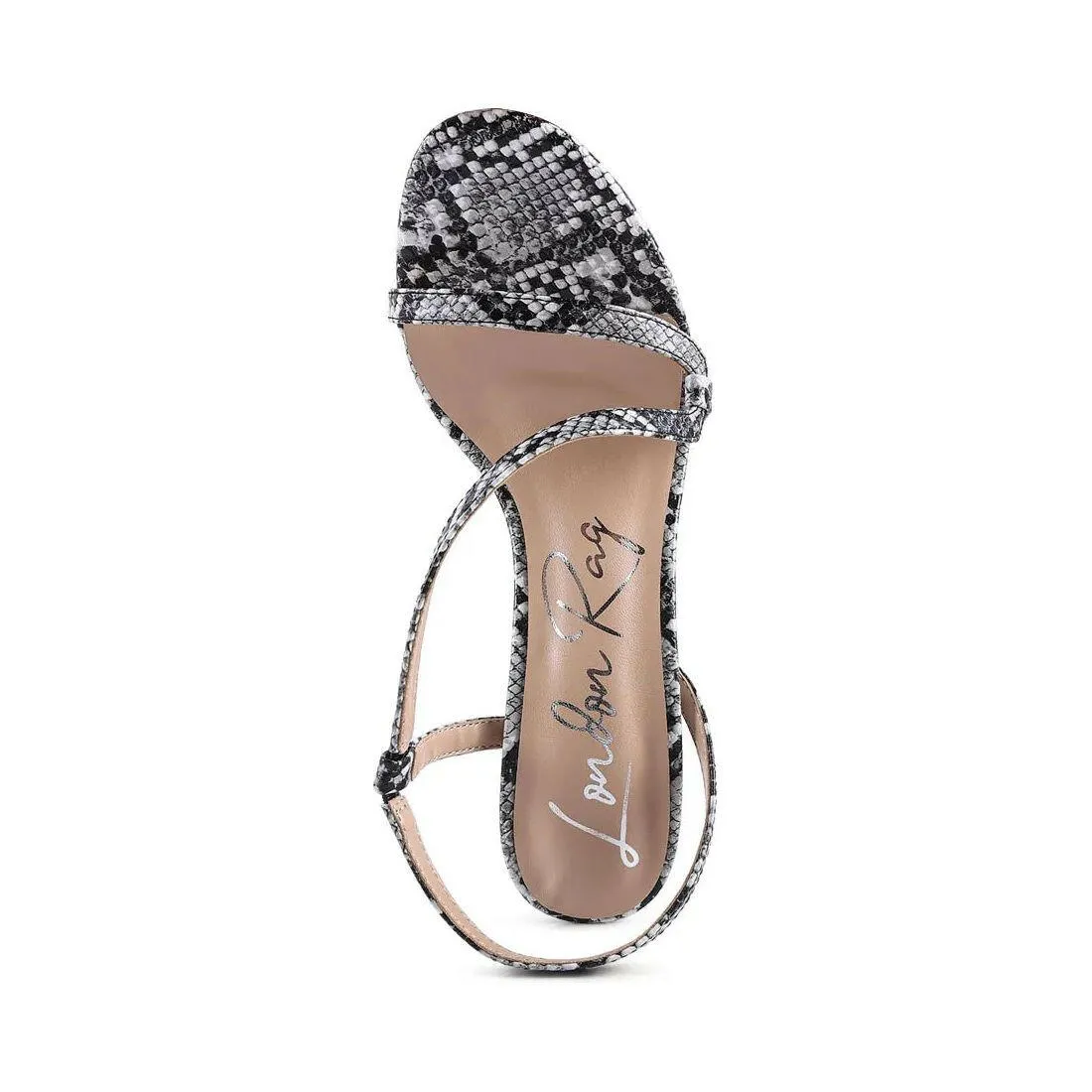 Epoque Heeled Strappy Slingback Sandals