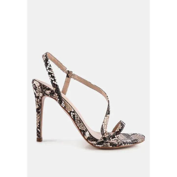 Epoque Heeled Strappy Slingback Sandals