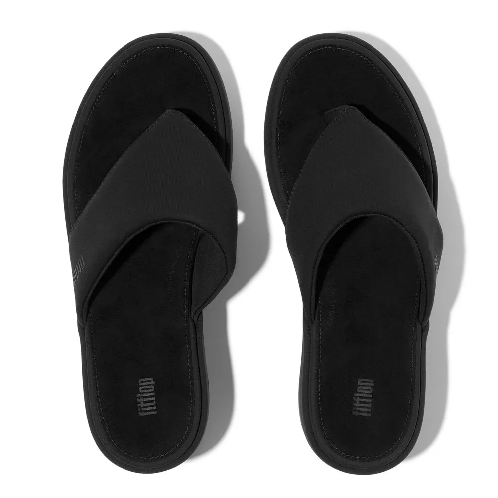 FitFlop Platform Wedge Sandals - All Black