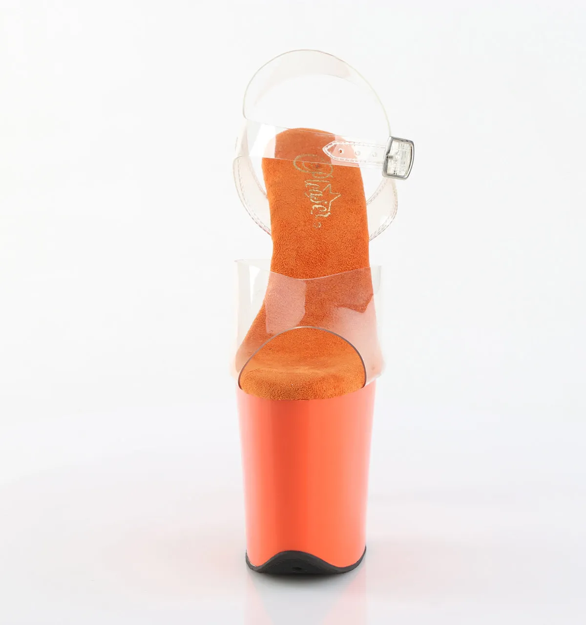 FLAMINGO-808 Orange Platform Sandals