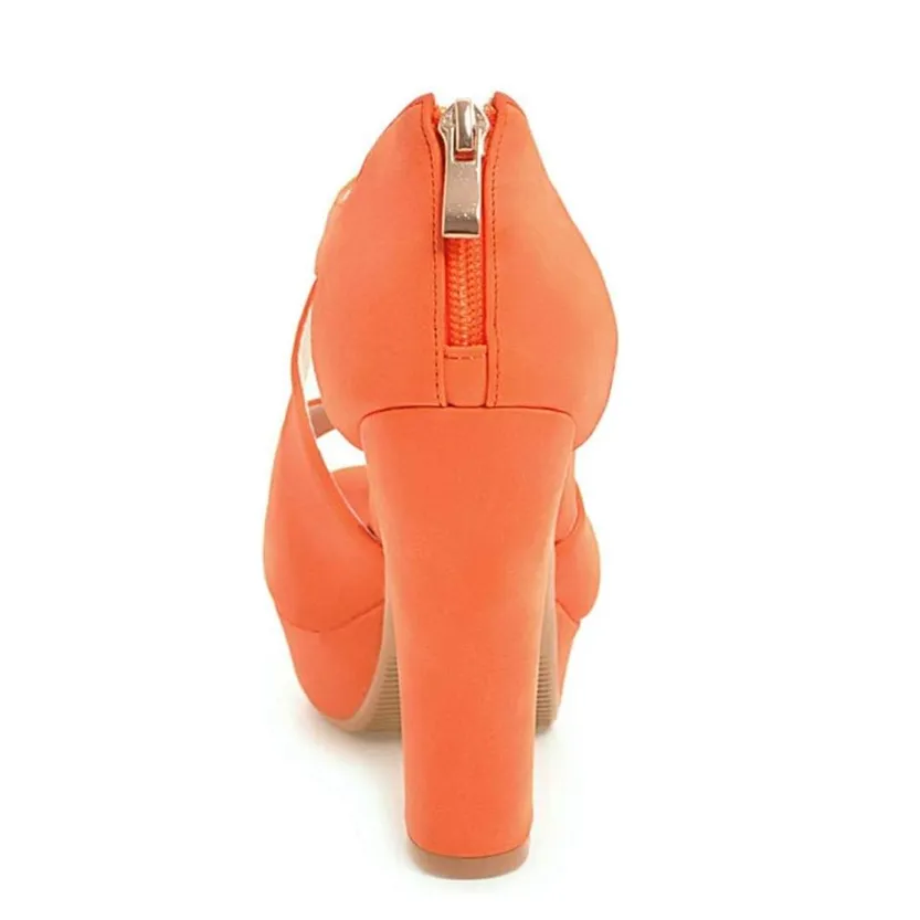 Funki Buys | Shoes | Women's Block Heel High Platform Sandal