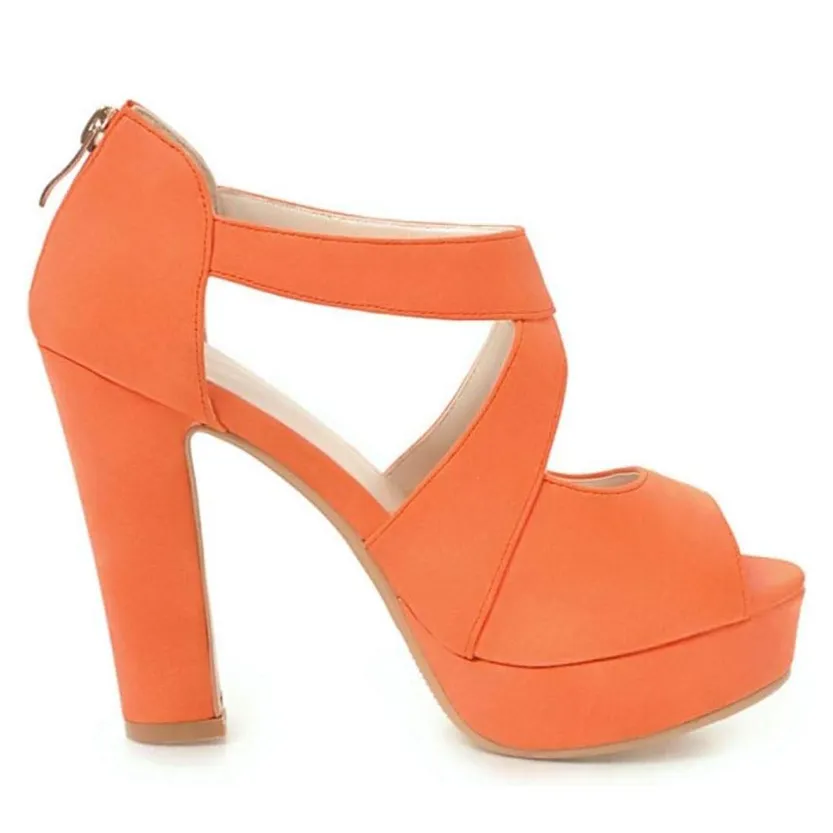 Funki Buys | Shoes | Women's Block Heel High Platform Sandal