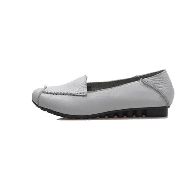 Genuine Leather Ladies Flats 3
