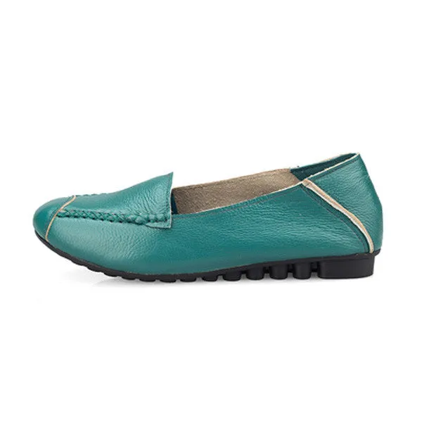 Genuine Leather Ladies Flats 3
