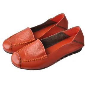 Genuine Leather Ladies Flats 3