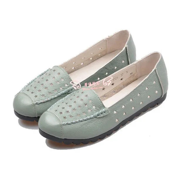 Genuine Leather Ladies Flats 3