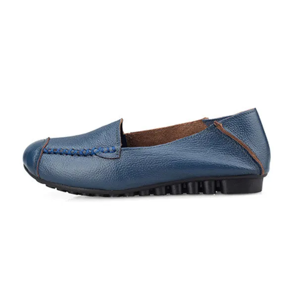 Genuine Leather Ladies Flats 3