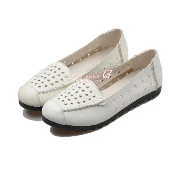 Genuine Leather Ladies Flats 3