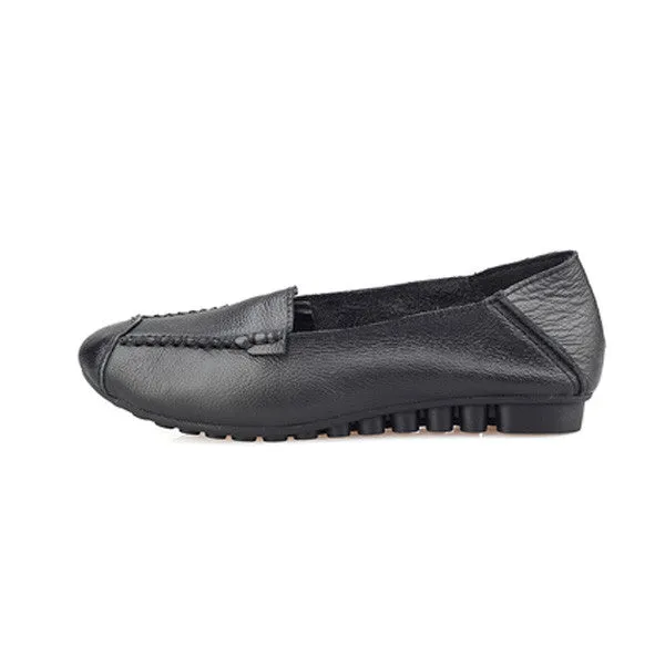 Genuine Leather Ladies Flats 3