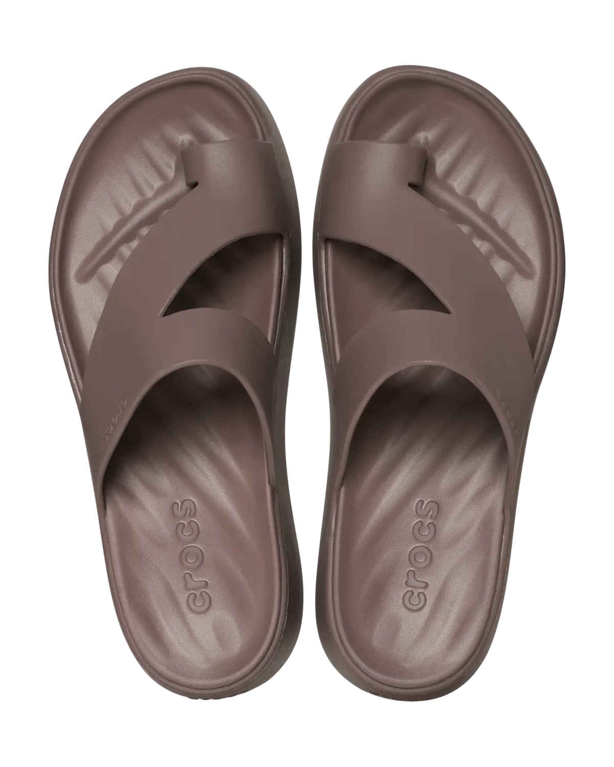 Getaway Platform Toe Loop Sandals in Truffle