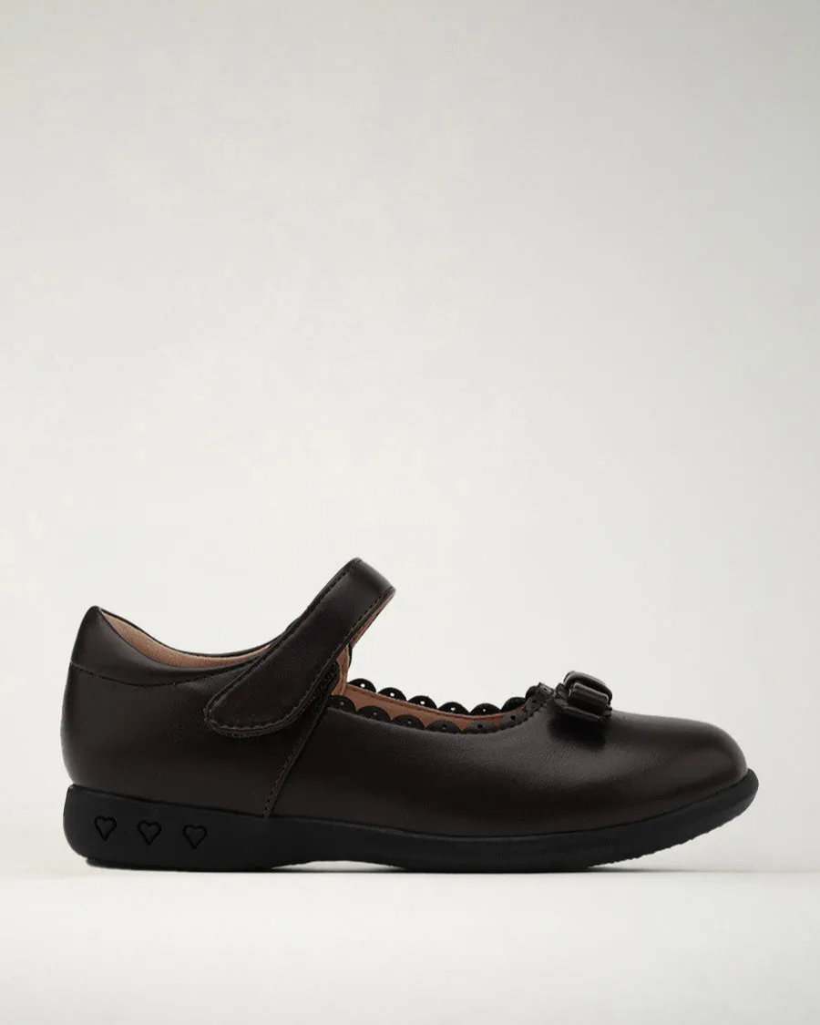 Girls Mary Jane School Shoes | Flat Dress Shoes with Strap