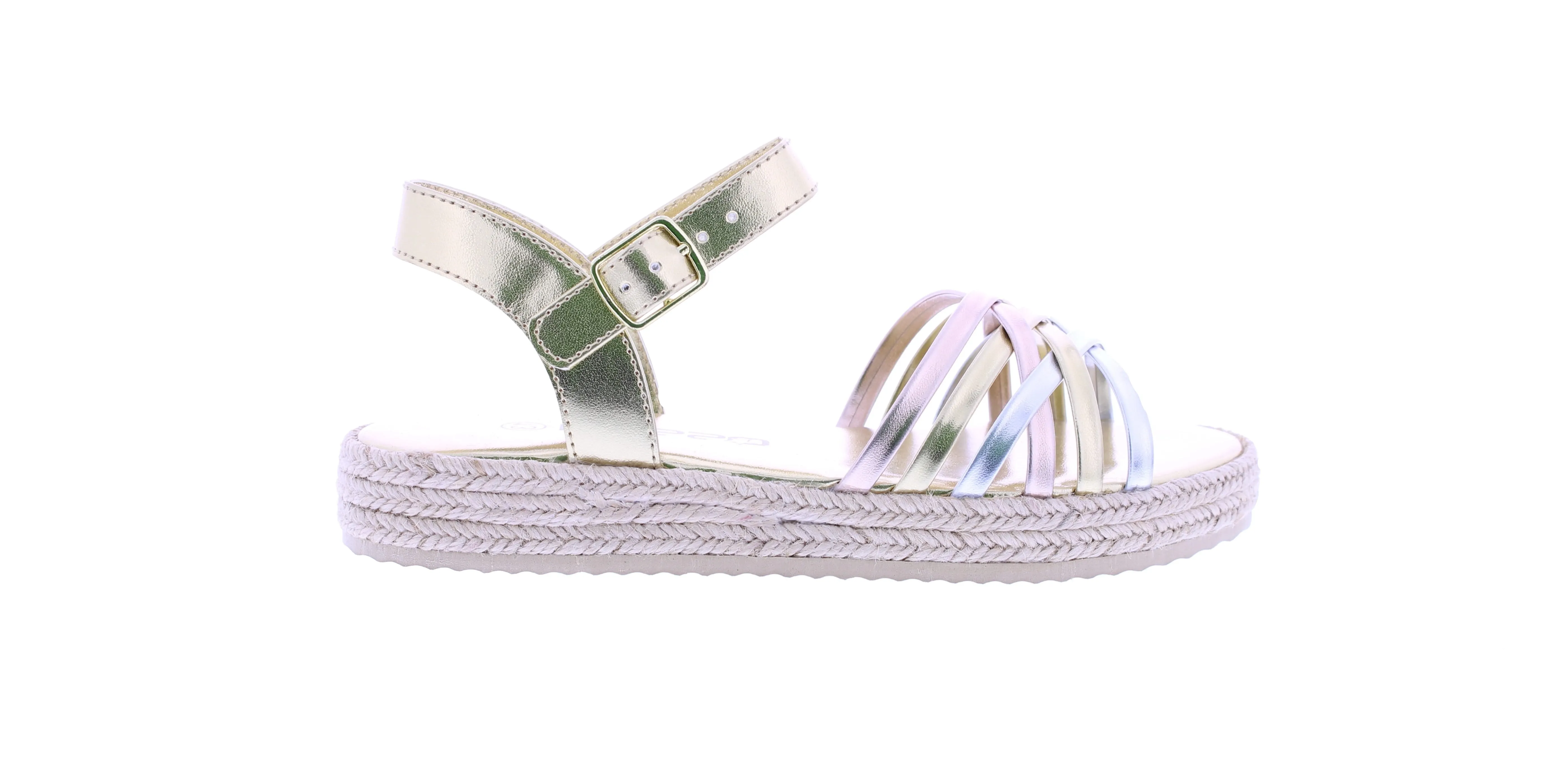 Girls Yute Crisscross Flatform Sandal