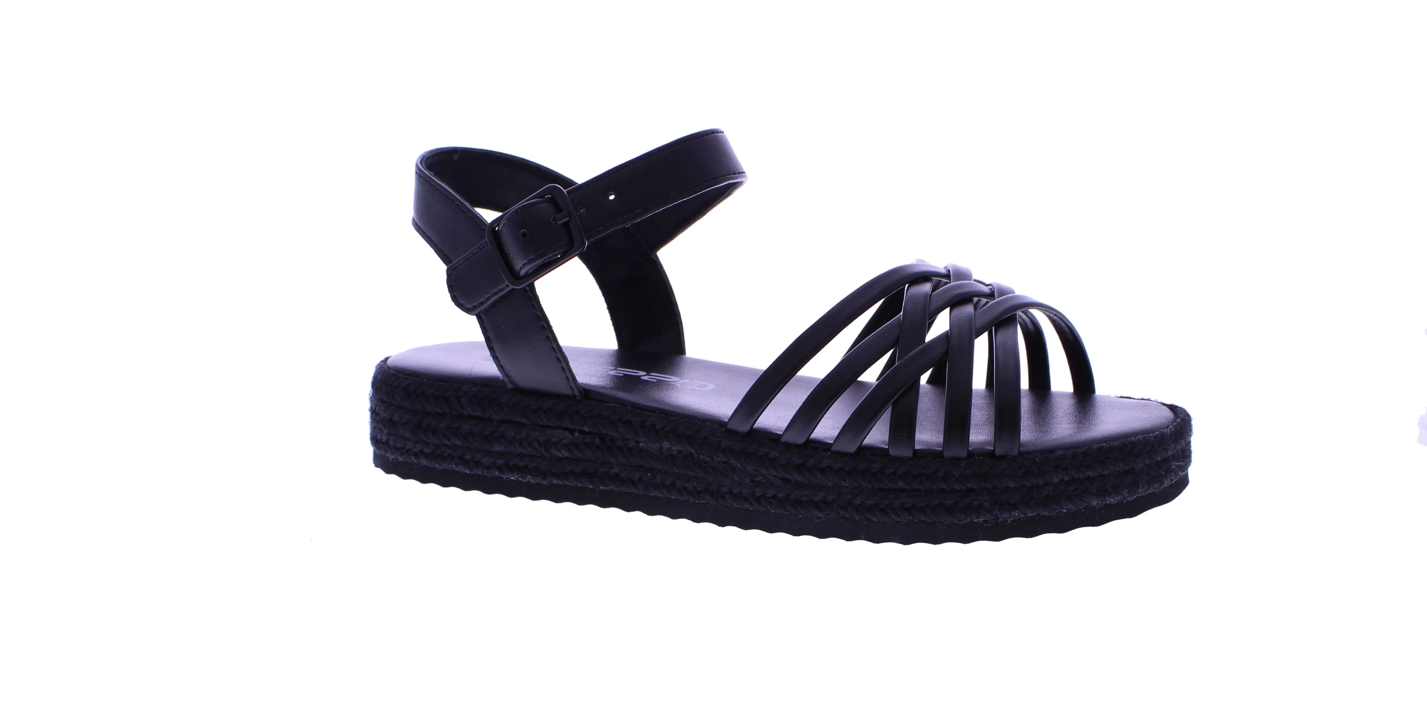 Girls Yute Crisscross Flatform Sandal