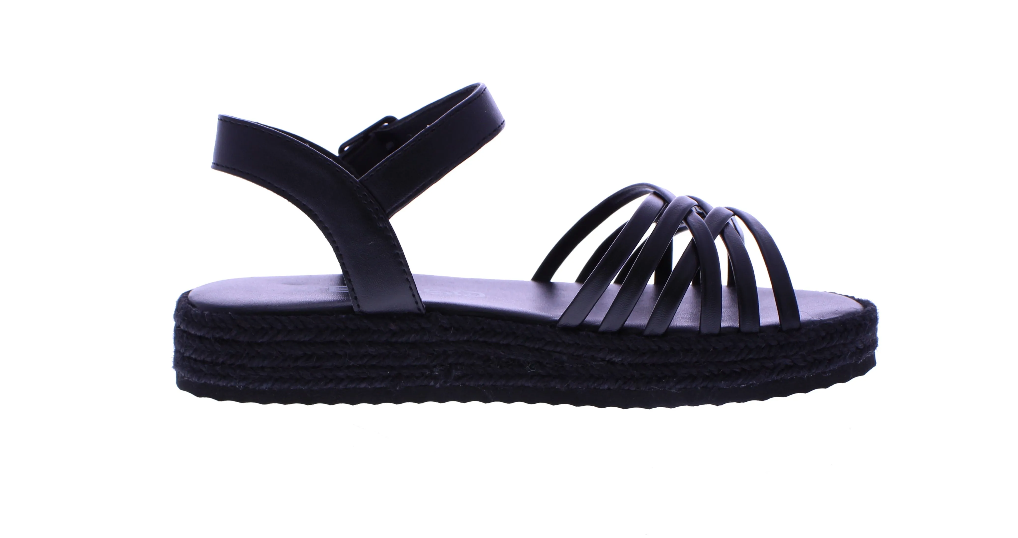Girls Yute Crisscross Flatform Sandal
