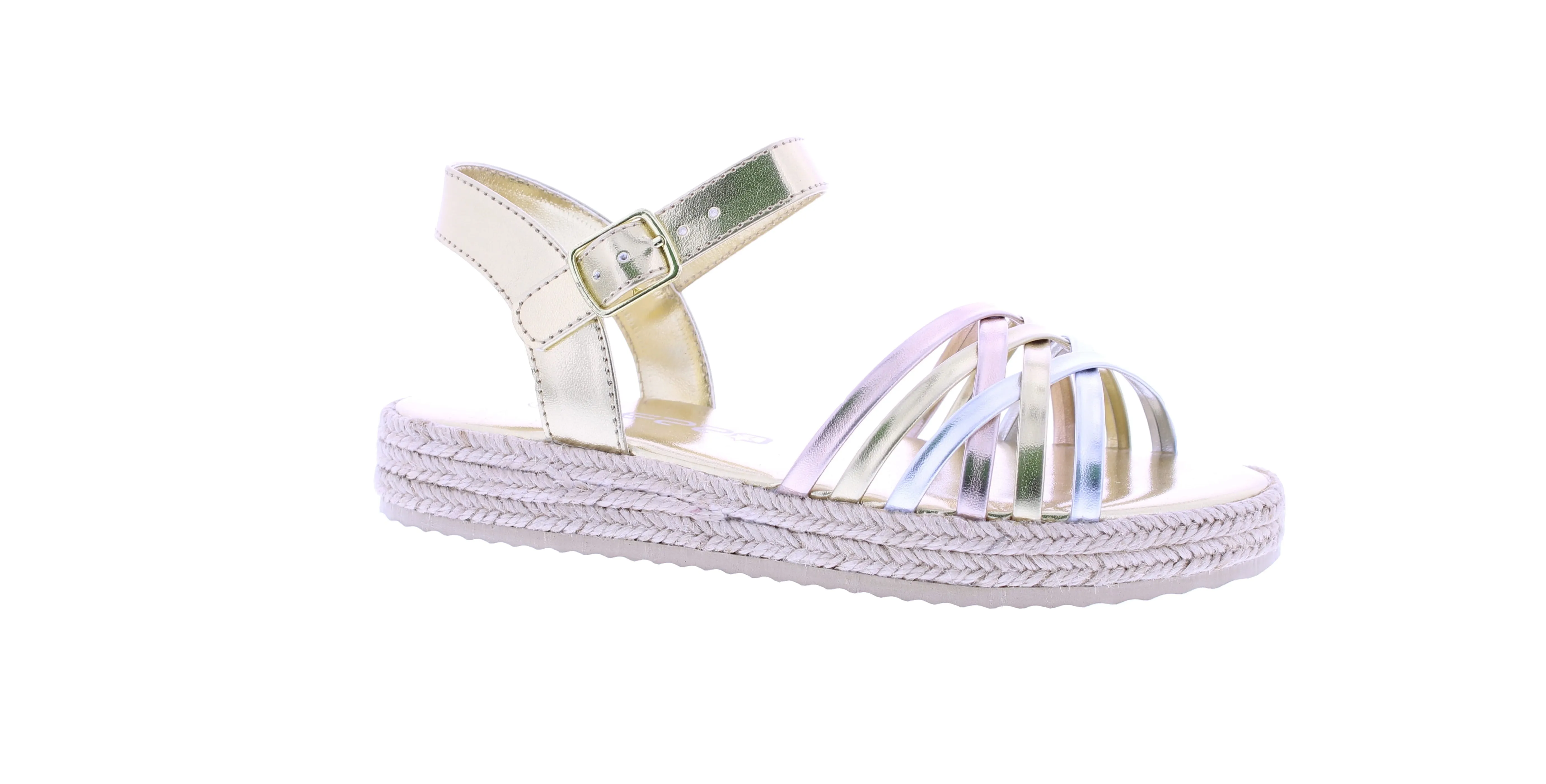 Girls Yute Crisscross Flatform Sandal