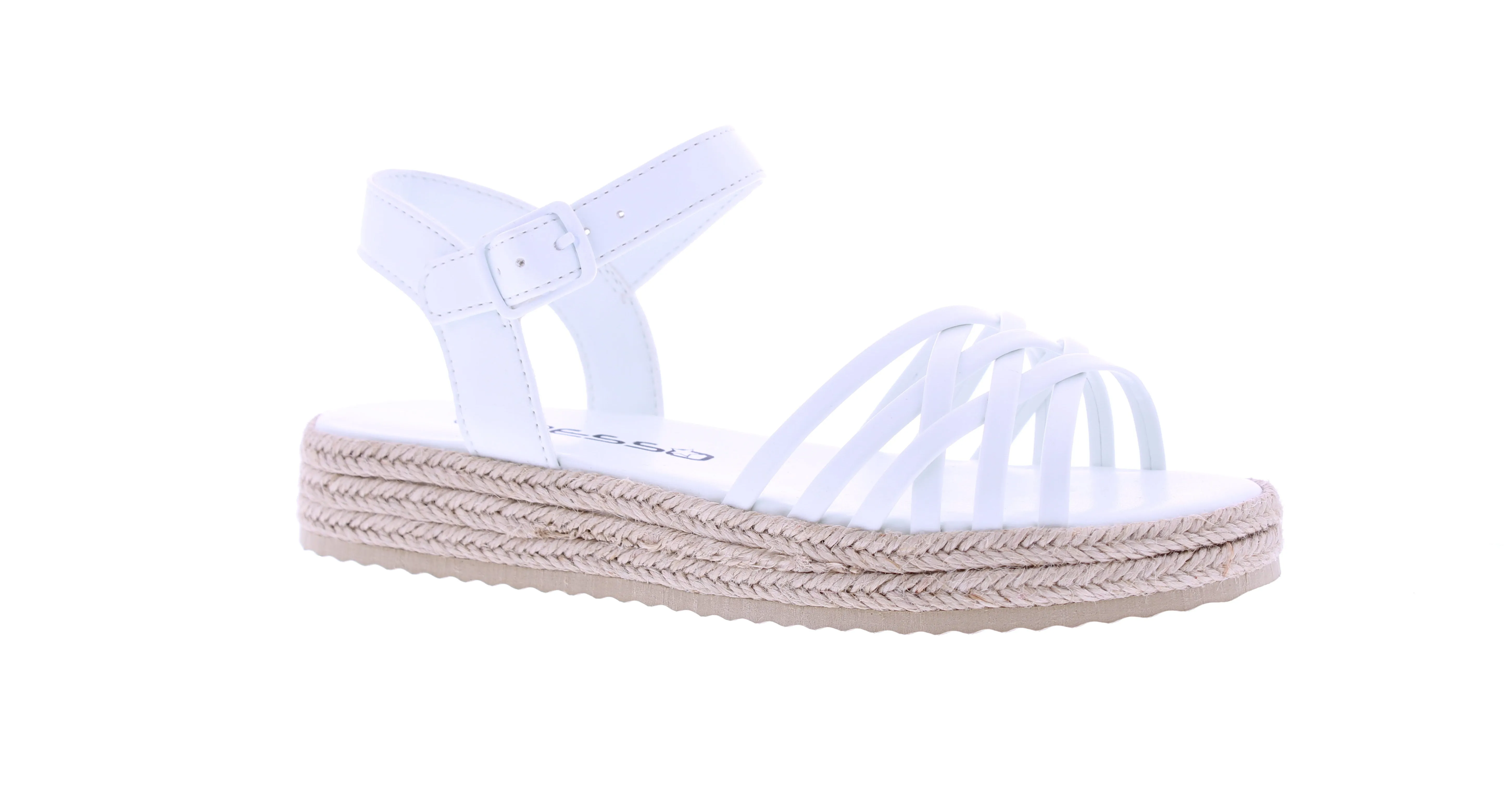 Girls Yute Crisscross Flatform Sandal